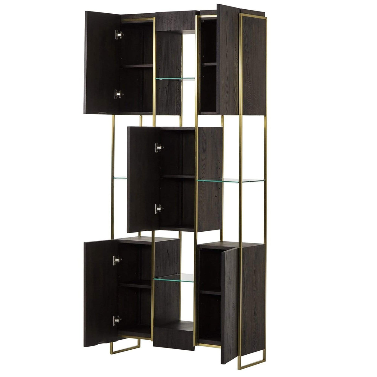 Thomas Bina Marley Bookcase - Large Dark Oak Furniture thomas-bina-0704360