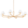 Troy Lighting Ozias Chandelier Lighting troy-F2550-VGL