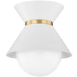 Troy Lighting Scout Flush Mount Lighting troy-C8610-SWH/PBR