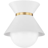 Troy Lighting Scout Flush Mount Lighting troy-C8610-SWH/PBR