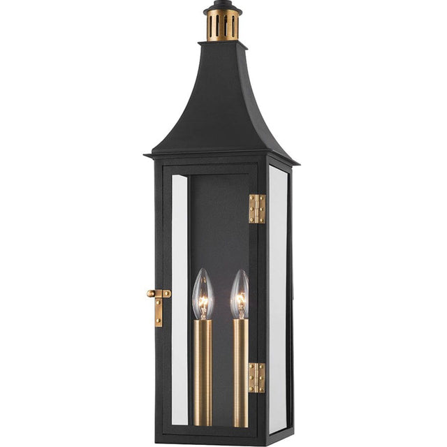 Troy Lighting Wes Outdoor Sconce Lighting troy-B7824-PBR/TBK