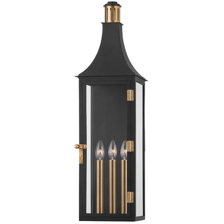 Troy Lighting Wes Outdoor Sconce Lighting troy-B7831-PBR/TBK