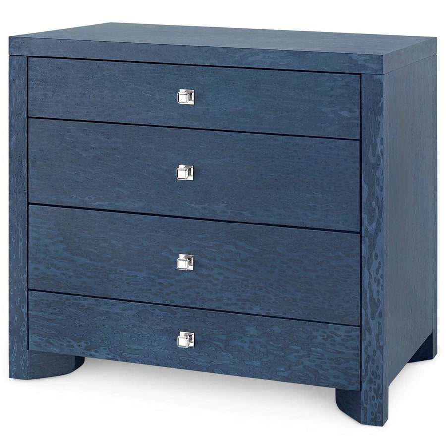 Lugano 4-Drawer Side Table – Meadow Blu
