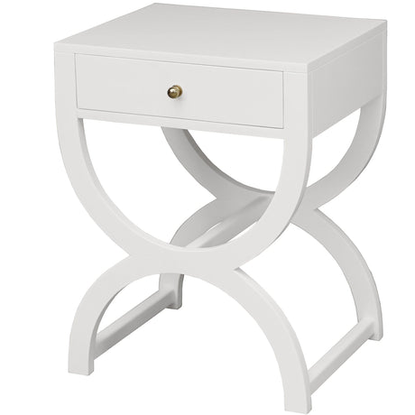 Worlds Away Alexis Side Table Furniture worlds-away-ALEXIS-WH