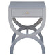 Worlds Away Alexis Side Table - Grey Furniture worlds-away-ALEXIS-GRY 00607629022521
