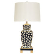 Worlds Away Bianca Table Lamp - Black Leopard Lighting worlds-away-BIANCA BLP 607629025942