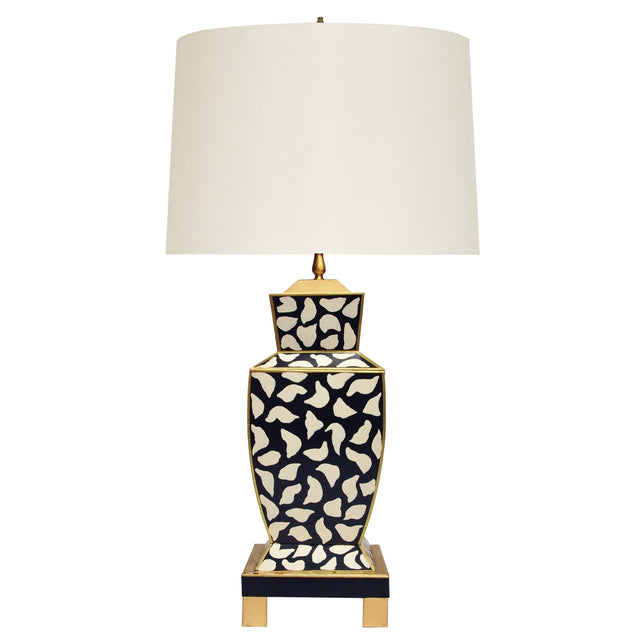 Worlds Away Bianca Table Lamp - Black Leopard Lighting worlds-away-BIANCA BLP 607629025942