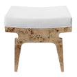 Worlds Away Fergie Stool Furniture worlds-away-FERGIE BW 607629028912