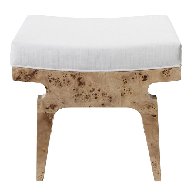 Worlds Away Fergie Stool Furniture worlds-away-FERGIE BW 607629028912