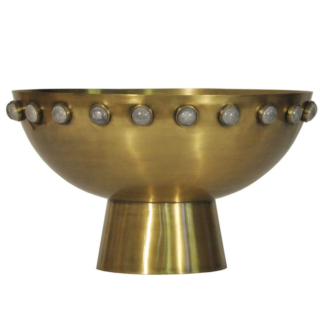 Worlds Away Harvey Antique Brass Bowl Decor worlds-away-HARVEY 00607629023252