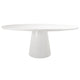 Worlds Away Jefferson Dining Table - White Furniture worlds-away-JEFFERSON-WH 00607629023498