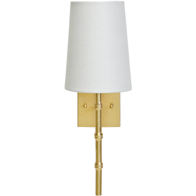 Worlds Away Molly Bamboo Sconce - Gold Lighting