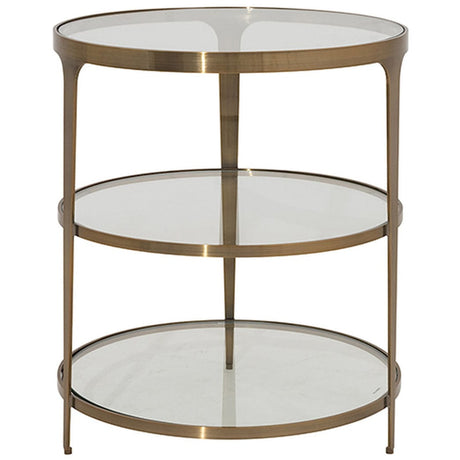 Worlds Away Vienna End Table Furniture