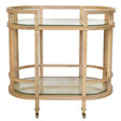 Worlds Away Zaina Bar Cart Furniture