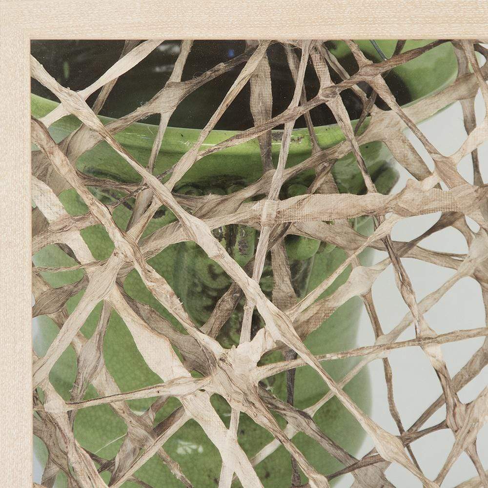 Zentique Abstract Paper Framed Art Pillow & Decor Zentique-ZEN20483A